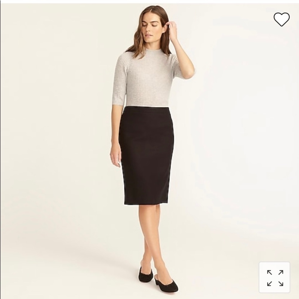 J Crew Super 120s Pencil Skirt